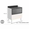 Cozinha Completa Kali Premium 7046 - Branco/Arezzo/Off White - Nicioli - 8