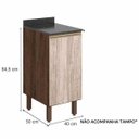 Ver imagem 7 de Cozinha Completa Kali Premium 7047 - Amendoa/Arezzo/Off White - Nicioli
