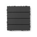 Ver imagem 4 de Kit 12 Peças Deck Modular Plástico 30x30 Quintal Piscina Box Cinza Liso