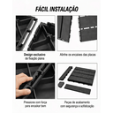 Ver mais imagens de Kit 12 Peças Deck Modular Plástico 30x30 Quintal Piscina Box Cinza Liso