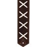 Correia Dg-02 8cm Camurca Marrom C/ Detalhes Brancos Basso - 1