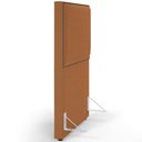 Ver imagem 6 de Cabeceira Cama Box Solteiro Com Tachas 100 cm Vicenza L02 Bouclê Terracota - Lyam Decor