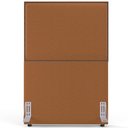 Ver imagem 5 de Cabeceira Cama Box Solteiro Com Tachas 100 cm Vicenza L02 Bouclê Terracota - Lyam Decor