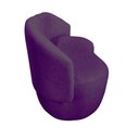 Ver imagem 3 de Kit Namoradeira + Poltrona Decorativa Beatriz Orgânica Veludo Roxo