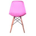 Ver imagem 4 de Kit 6 Cadeiras Charles Eames Eifell Furadinha Cor:Rosa