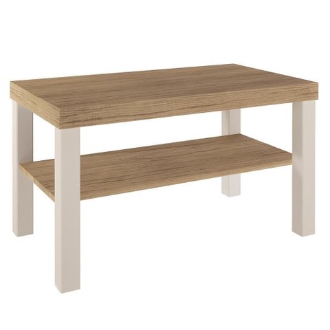 Mesa de Centro para Sala 80 Cm 4565 Carvalho Off White Arly Carvalho Off White
