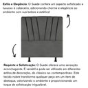 Ver imagem 5 de Cabeceira Solteiro Cama Box Estofada 100 Cm Lile Suede Cinza