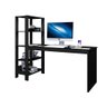 Mesa Escrivaninha Artemis Home Office Preto - 5