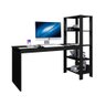 Mesa Escrivaninha Artemis Home Office Preto - 6