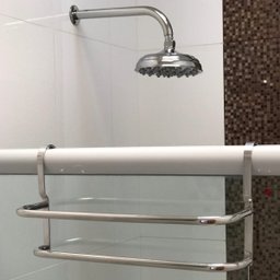 Suporte Duplo Porta Toalhas Toalheiro para Box Alto Brilho - 2 Suporte Duplo Porta Toalhas Toalheiro para Box Alto Brilho - 2