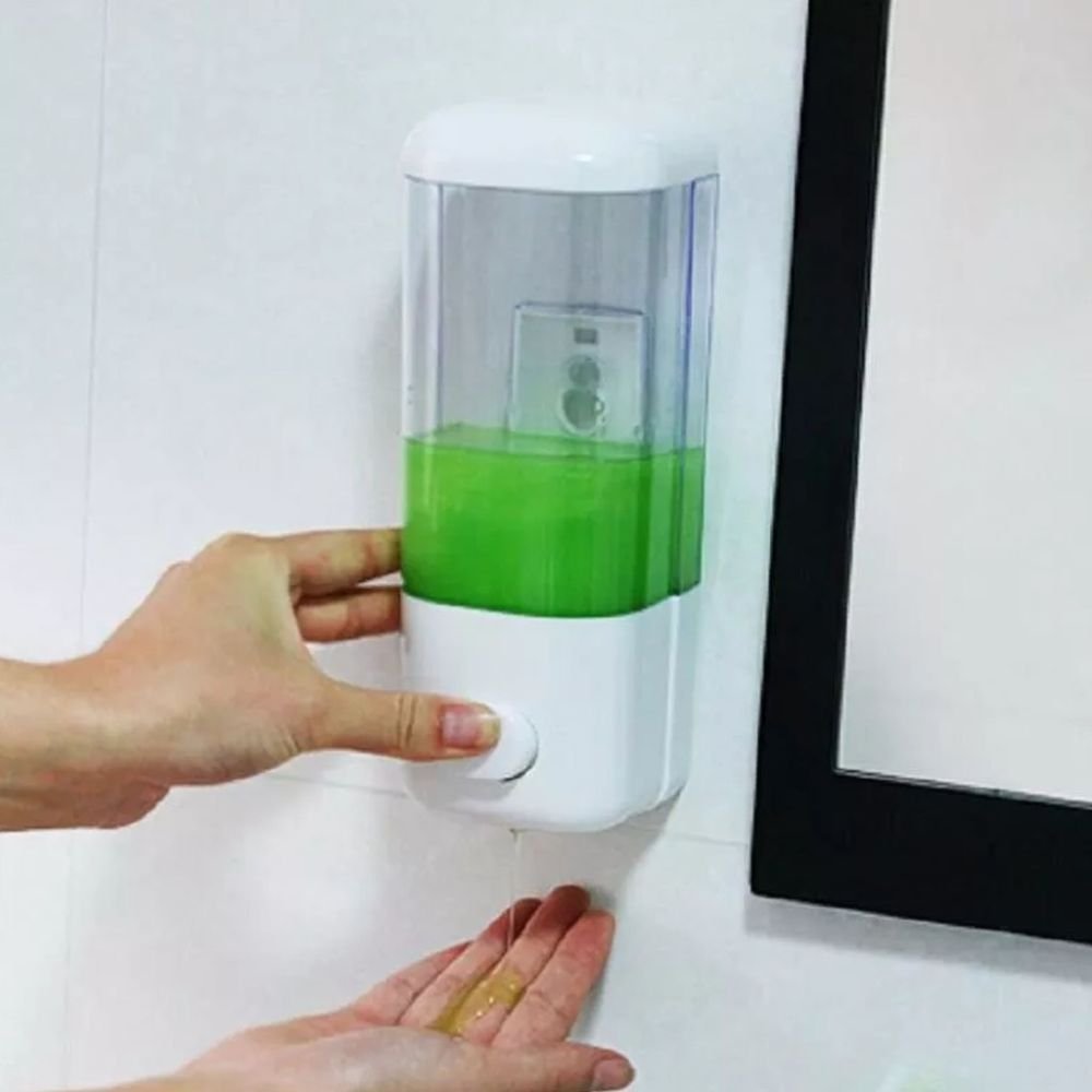 Dispenser Parede P/ Sabonete Liquido Alcool em Gel - 4