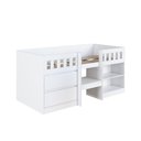 Ver imagem 5 de Cama Alta com Portas 80 Ilha Bela Branco