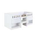 Ver imagem 1 de Cama Alta com Portas 80 Ilha Bela Branco