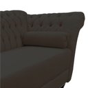 Ver imagem 3 de Recamier Decorativo Divã Styllus Lado Esquerdo Bouclé Marrom