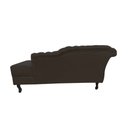 Ver mais imagens de Recamier Decorativo Divã Styllus Lado Esquerdo Bouclé Marrom