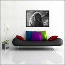 Ver imagem 1 de Quadro Decorativo Leão Animais Salas Decorações Interiores Com Moldura
