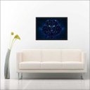 Ver imagem 2 de Quadro Decorativo Leão Abstrato Animais Salas Decorações Interiores Com Moldura