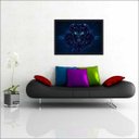 Ver imagem 4 de Quadro Decorativo Leão Abstrato Animais Salas Decorações Interiores Com Moldura