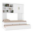 Ver imagem 1 de Quarto Infantil Chiara Branco Brilho - Phoenix