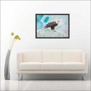 Ver imagem 1 de Quadro Decorativo Ave Águia Animais Salas Decorações Interiores Com Moldura