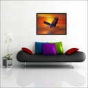 Ver imagem 3 de Quadro Decorativo Ave Águia Animais Salas Decorações Interiores Com Moldura