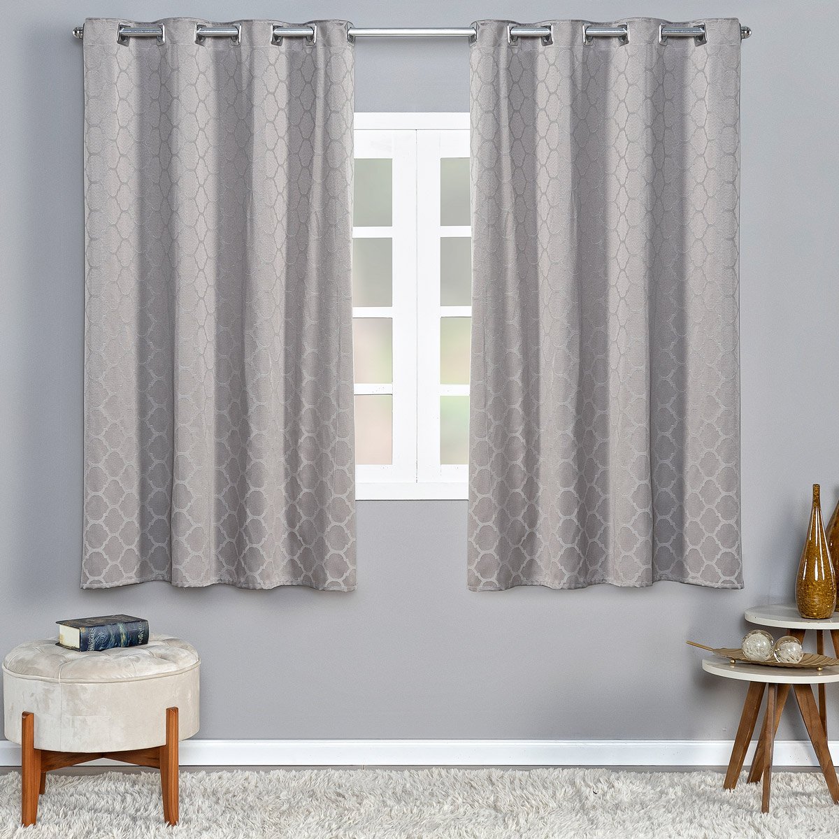 NAPEARL Jacquard Tende moderne per soggiorno trasparenti per cucina Tulle per trattamenti per finestre camera da letto Tenda bianca Dimensioni personalizzate  15