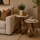 Ver imagem 1 de Conjunto Mesa Lateral Cebola:Branco
