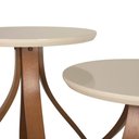 Ver imagem 3 de Conjunto Mesa Lateral Cebola:Branco