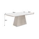 Ver imagem 3 de Conjunto Sala de Jantar Mesa Tampo Mdf/vidro Branco 6 Cadeiras Pampulha Leifer