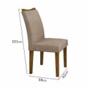 Ver imagem 6 de Conjunto Sala de Jantar Mesa Tampo Mdf/vidro Branco 6 Cadeiras Pampulha Leifer