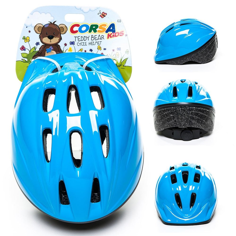 Capacete Infantil Baby P para Bicicleta Azul, Preto, Rosa, Vermelho ou Verde Circunferência 48 - 52c