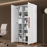 Armario Multiuso 2 Portas Chave Branco Mdf Dacar Carmolar - 3