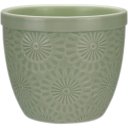 Ver imagem 1 de Vaso Planta Cachepô Home&co Cerâmica 9x10x10cm Verde Decorativo