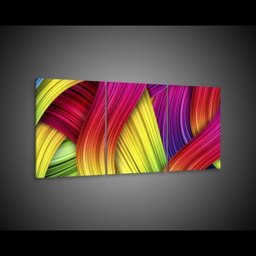 Quadro Decorativo 122x60 Sala Quarto Abstrato Colorido - 6