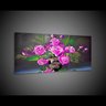 Quadro Decorativo 122x60 Sala Flores Rosas Choque Grande - 6