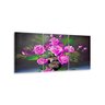 Quadro Decorativo 122x60 Sala Flores Rosas Choque Grande - 4