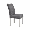 Ver imagem 4 de Conjunto Sala de Jantar Mesa Tampo Mdf/vidro Preto 6 Cadeiras Pampulha Leifer