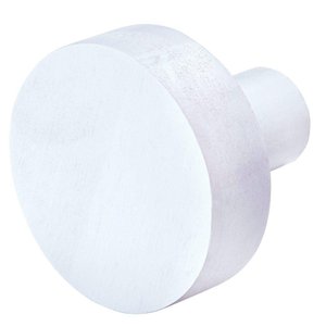 Cabide Gancho Tramontina em Madeira Maciça com Acabamento em Pintura Branca 60 Mm Tramontina