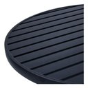 Ver imagem 5 de Mesa 90cm Sevilla Ripada Alumínio Área Externa Interna Jardim Preto