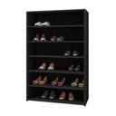 Ver imagem 4 de Sapateira Lana 5 Prateleiras 72cm MDP Preto AJL Móveis 110cm