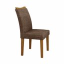 Ver imagem 4 de Conjunto Sala de Jantar Mesa Tampo Mdf/vidro Preto 6 Cadeiras Pampulha Leifer