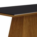 Ver mais imagens de Conjunto Sala de Jantar Mesa Tampo Mdf/vidro Preto 6 Cadeiras Pampulha Leifer