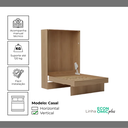 Ver imagem 2 de Kit Ferragens Cama Casal Vertical Retrátil de Parede