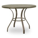 Ver imagem 2 de Mesa com Tampo Ripado em Alumínio (1m) - Cozinha, Edícula, Piscina Bege