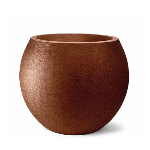 Vaso Grafiato Oval 32 Ferrugem