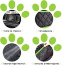 Ver imagem 3 de Capa Protetora Banco Traseiro Pet Cães Gatos Passagem Cinto