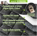 Ver imagem 2 de Capa Protetora Banco Traseiro Pet Cães Gatos Passagem Cinto