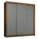 Ver imagem 3 de Guarda-roupa Casal 3 Portas de Correr Rustic/cinza Sublime Plus Madesa