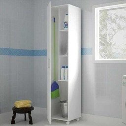 Armário Lavanderia 1 Porta Área de Serviço Bs 3 - Branco - 2 Armário Lavanderia 1 Porta Área de Serviço Bs 3 - Branco - 2