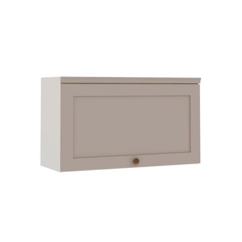 Armário de Cozinha Genialflex Iluminata 1 Pt 80 Cm Bco Fendi